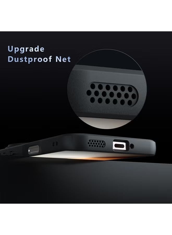 Case for Honor Magic 8 Pro 5G, Frosted Translucent Back Protective Slim Phone Cover, Anti-Fingerprints, Anti-Fall Drop Protection, Shockproof Case for Honor Magic 8 Pro 5G (Black) - Image 4